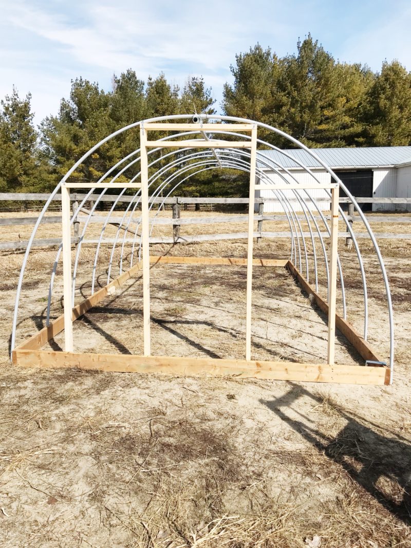 How to Build A DIY Polytunnel Greenhouse - Sage & Shepherd Blog