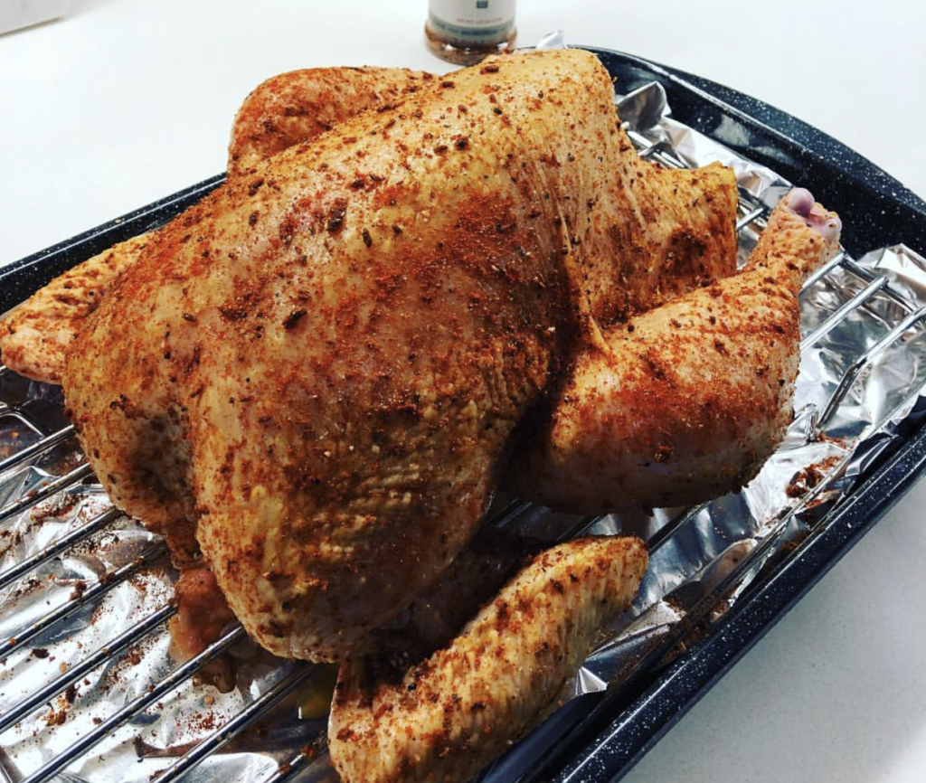 roasting a whole chicken
