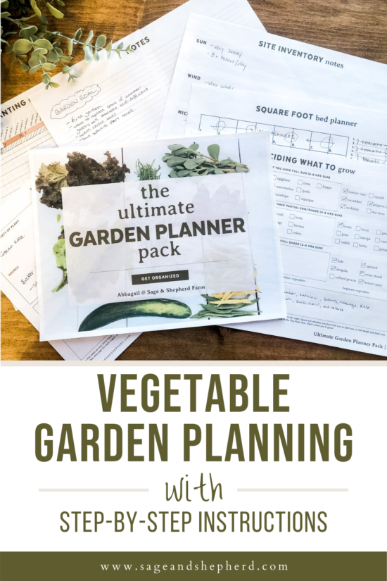 Vegetable Garden Planning For Beginners: Step-by-Step - Sage & Shepherd ...